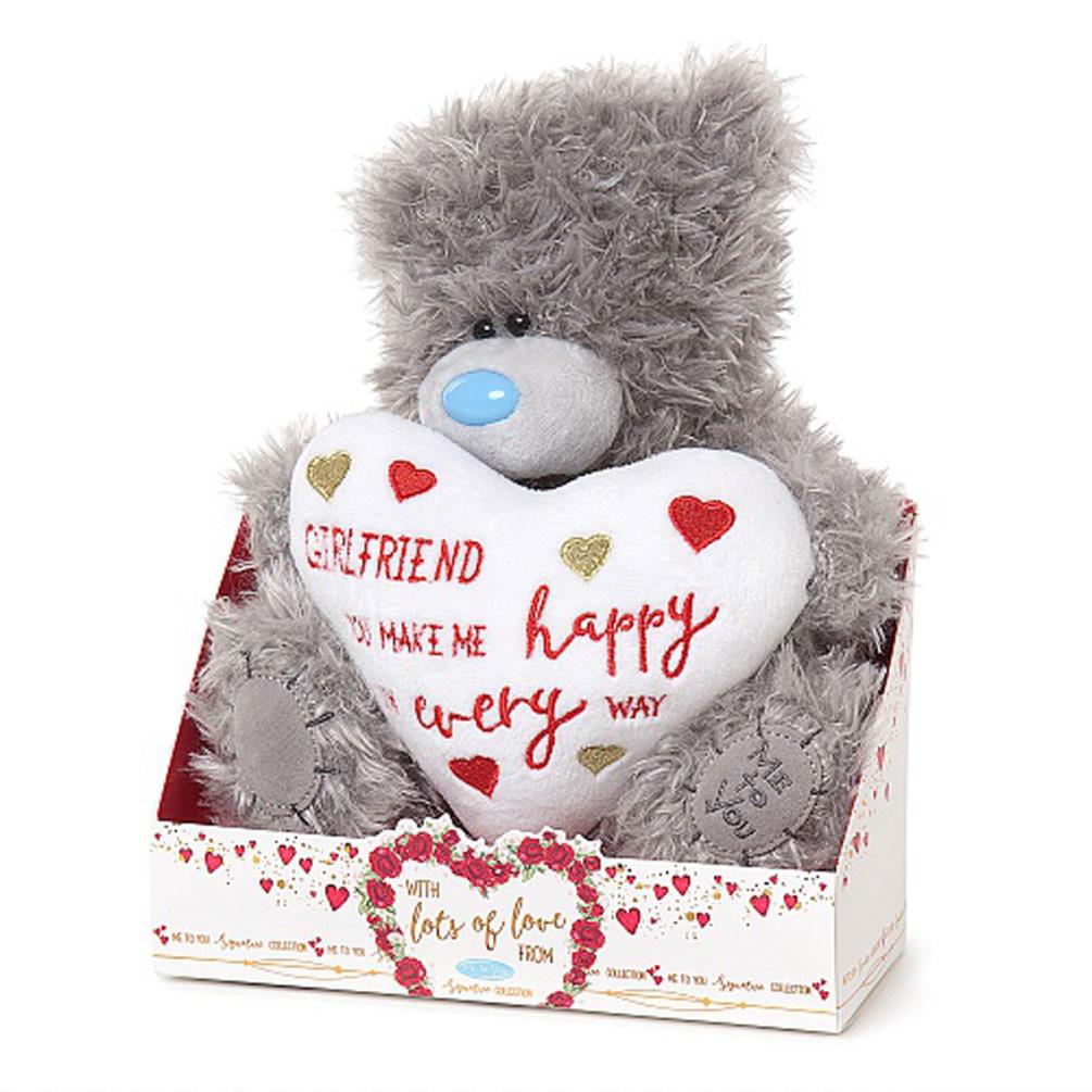 9" Padded Girlfriend Heart Me to You Bear Extra Image 1